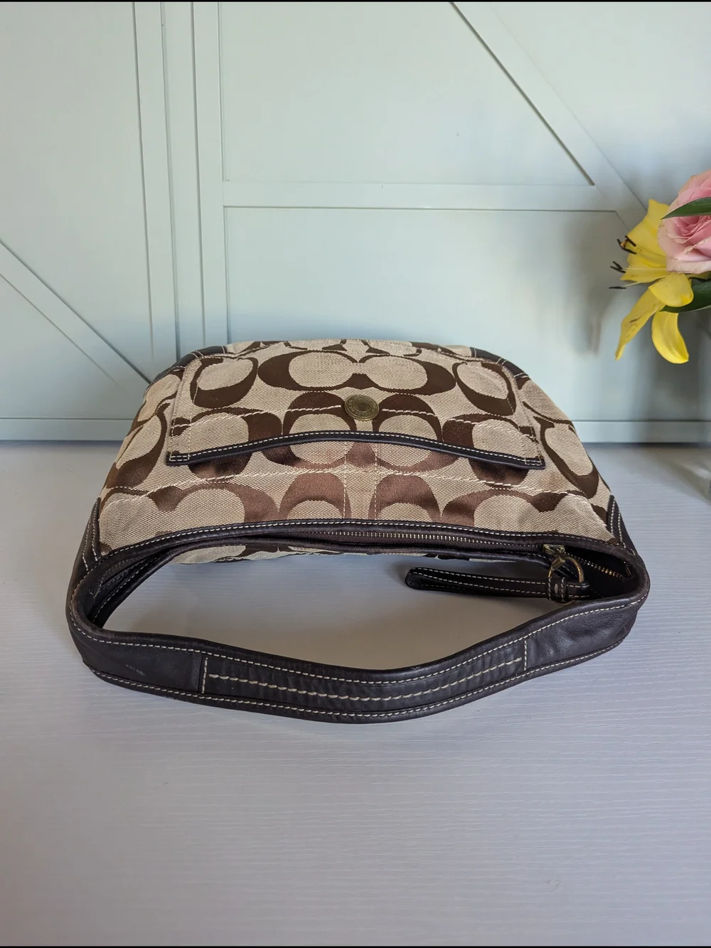 Y2K-era Coach Signature Ergo Hobo Bag